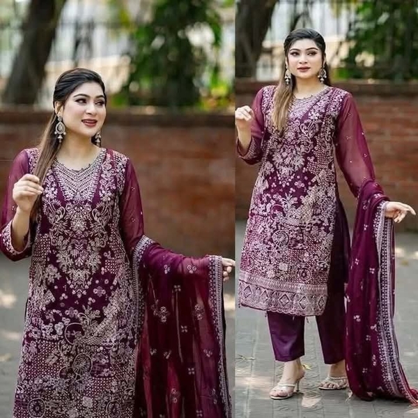 Unstitched Salwar Kameez (New Dame Dragoner Jam)
