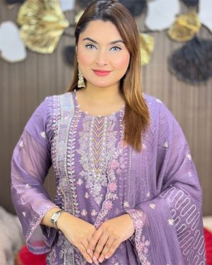 AWSOOM YASH E GRY -Unstitched Salwar Kameez yash chif 3 c