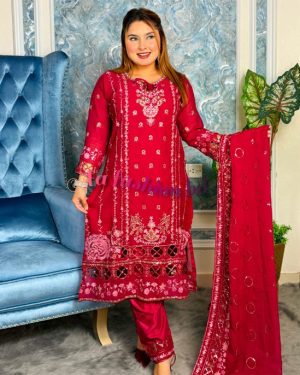 AAF FT 2 - Readymate pakistani desing chiffon 4 pcs 5c -ft 2 -aaf 2