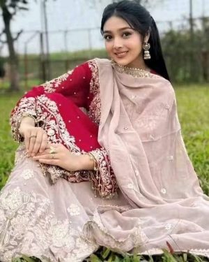 AAF -GSM -MOST DEMANDING- gharara -Full rady luxry ciffon gsm