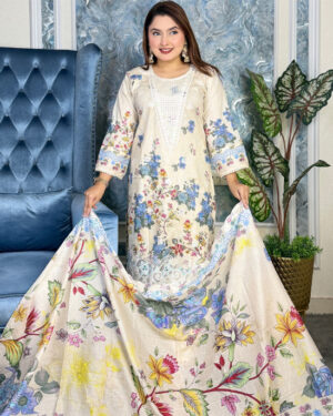AAF -CK W 3C -pakistani dising Readymate pure coton ck w 3 pcs 3c
