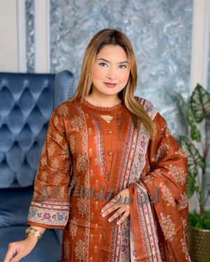pakistani dising Readymate pure coton w-Enc 2 c -aaf 3 pcs