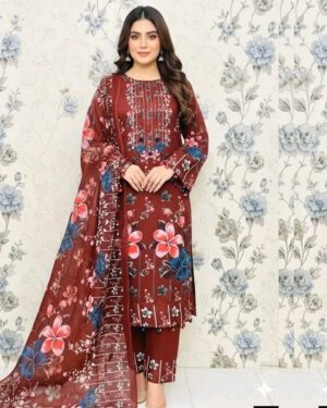 pakistani design Readymate pure coton cmj aaf mehoguni - 1 c -aaf 3pcs