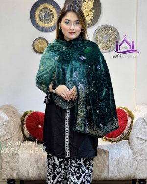 মালয়েশিয়ান গিরগিটি স্টোন ওয়ার্ক করা ভেলবেট সাল