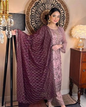 AAF -PAS DC -Pakistani desgine Unstitched Salwar Kameez luxry w pas dc aaf