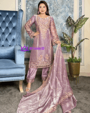 AAF -RMO-Lv- Farashi Pattan Luxry Zemechu Fabrice Embroidery& Sequence Work Full Radymate