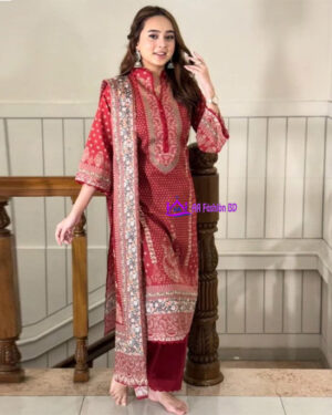 AAAAAA-2.0-CS- MC - -AAF Pure cotton digital print les work full radymate 3 pcs