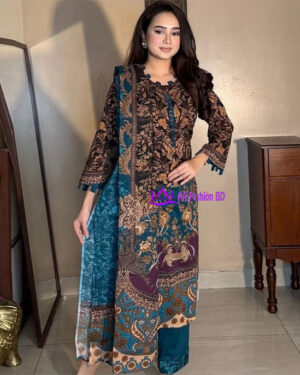 AAAA-2.0-CS- SBP - -AAF Pure cotton digital print les work full radymate 3 pcs