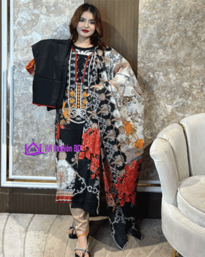 AAF-CS-BW -AAF Pure Cotton Digital Print Les Work Full Radymate 3 Pcs