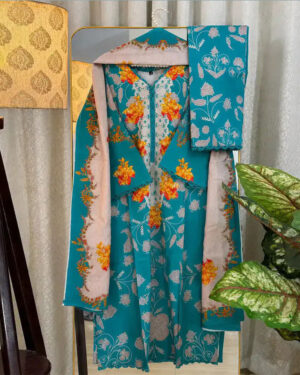 AAF-DS-SP PW- Pure Cotton Digital Print Les Work Full Radymate 3 Pcs