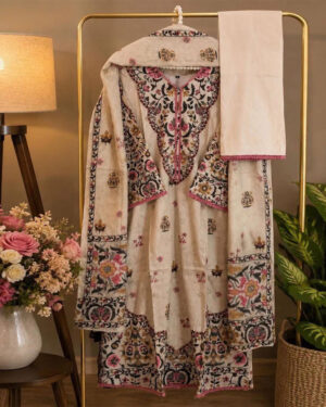 AAF-DS- WB -AAF Pure Cotton Digital Print Les Work Full Radymate 3 Pcs