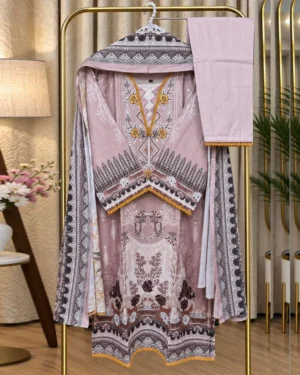 AAF-DS- DY-AAF Pure Cotton Digital Print Les Work Full Radymate 3 Pcs