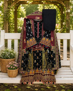 AAF-DS R-BLK Pure Cotton Digital Print Les Work Full Radymate 3 Pcs