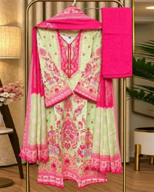 AAF-DS- RJM Pure Cotton Digital Print Les Work Full Radymate 3 Pcs